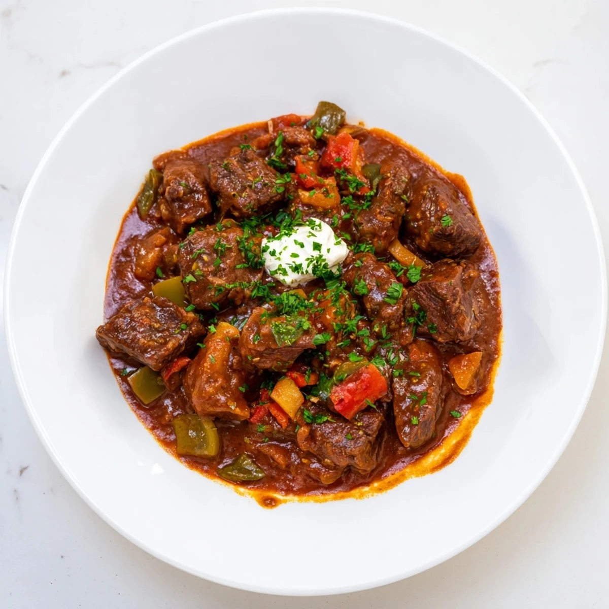 Hungarian Goulash with Noodles