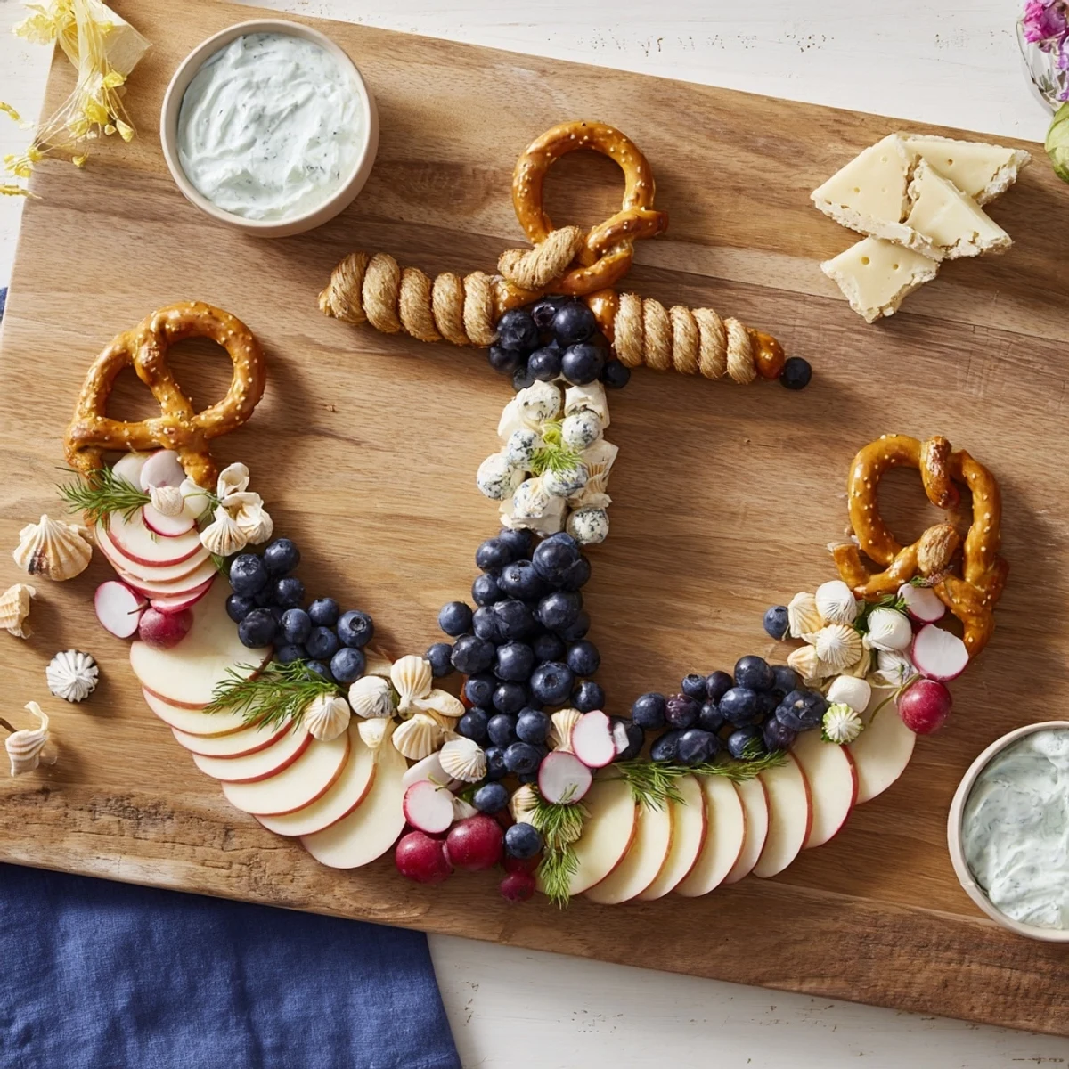 Anchor Nautical Charcuterie Board
