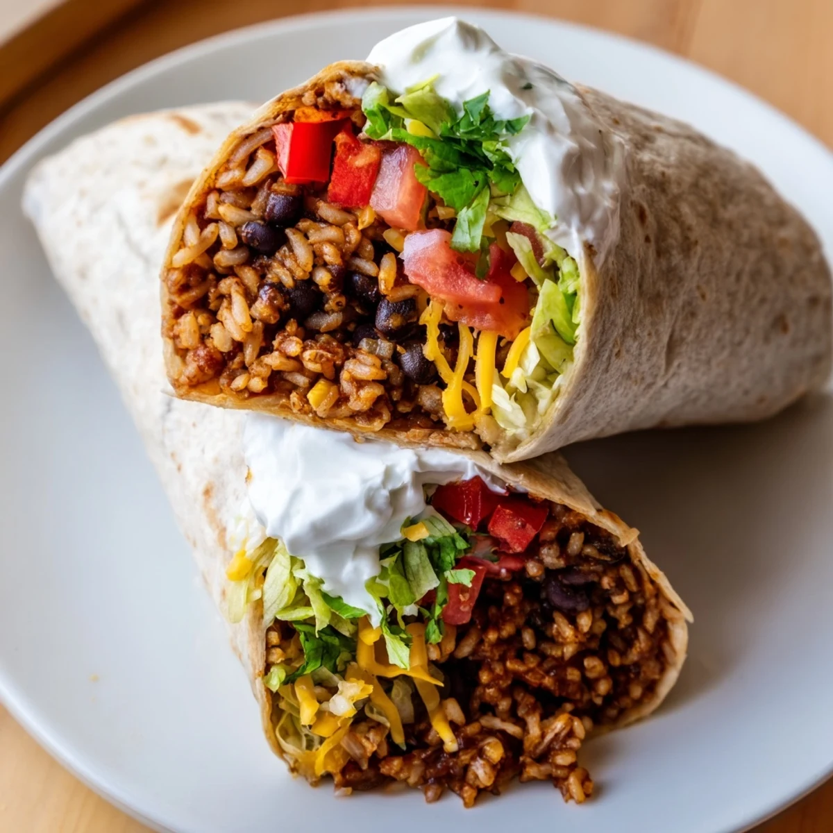 Smoky Black Bean Burrito Wrap