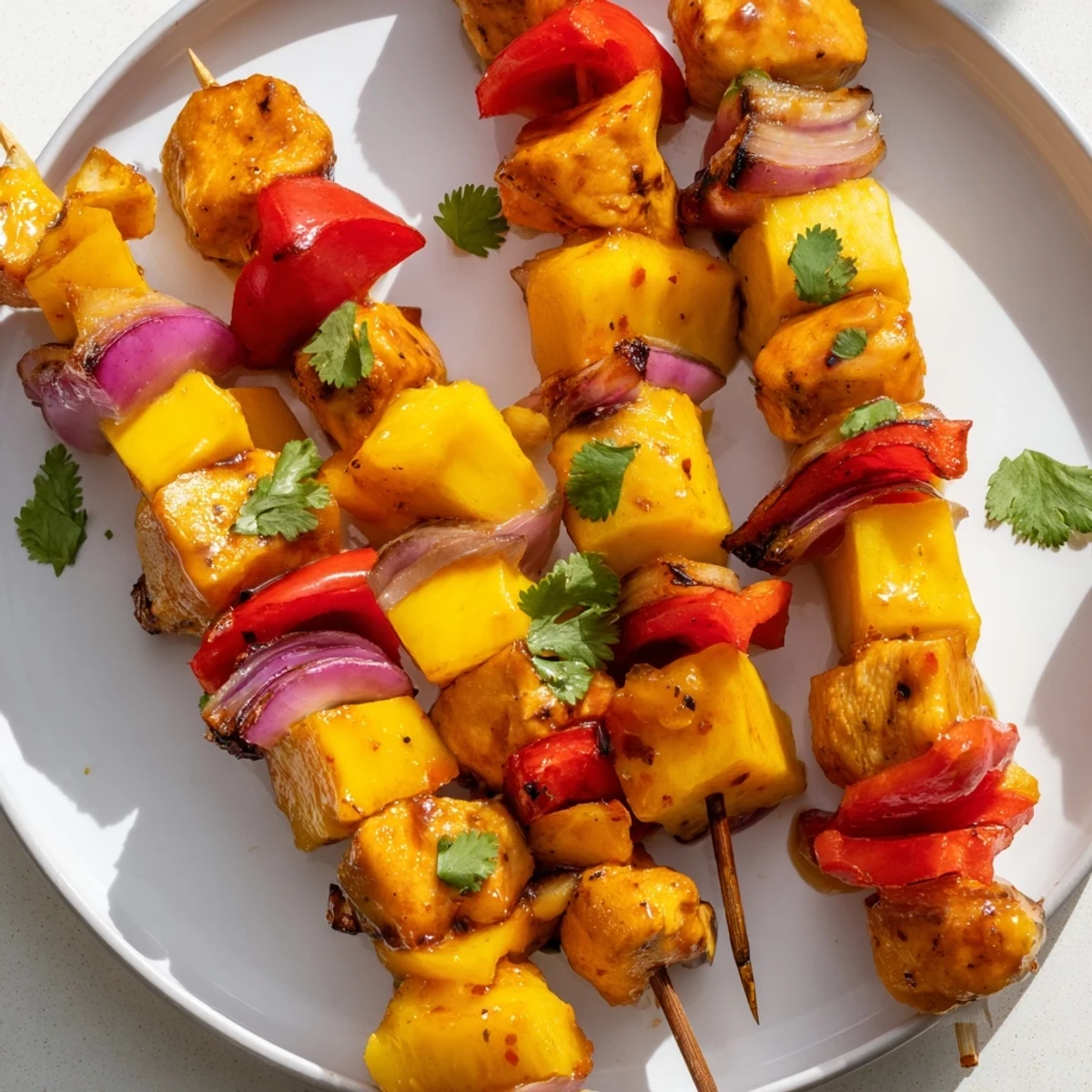 Mango Lime Chicken Skewers