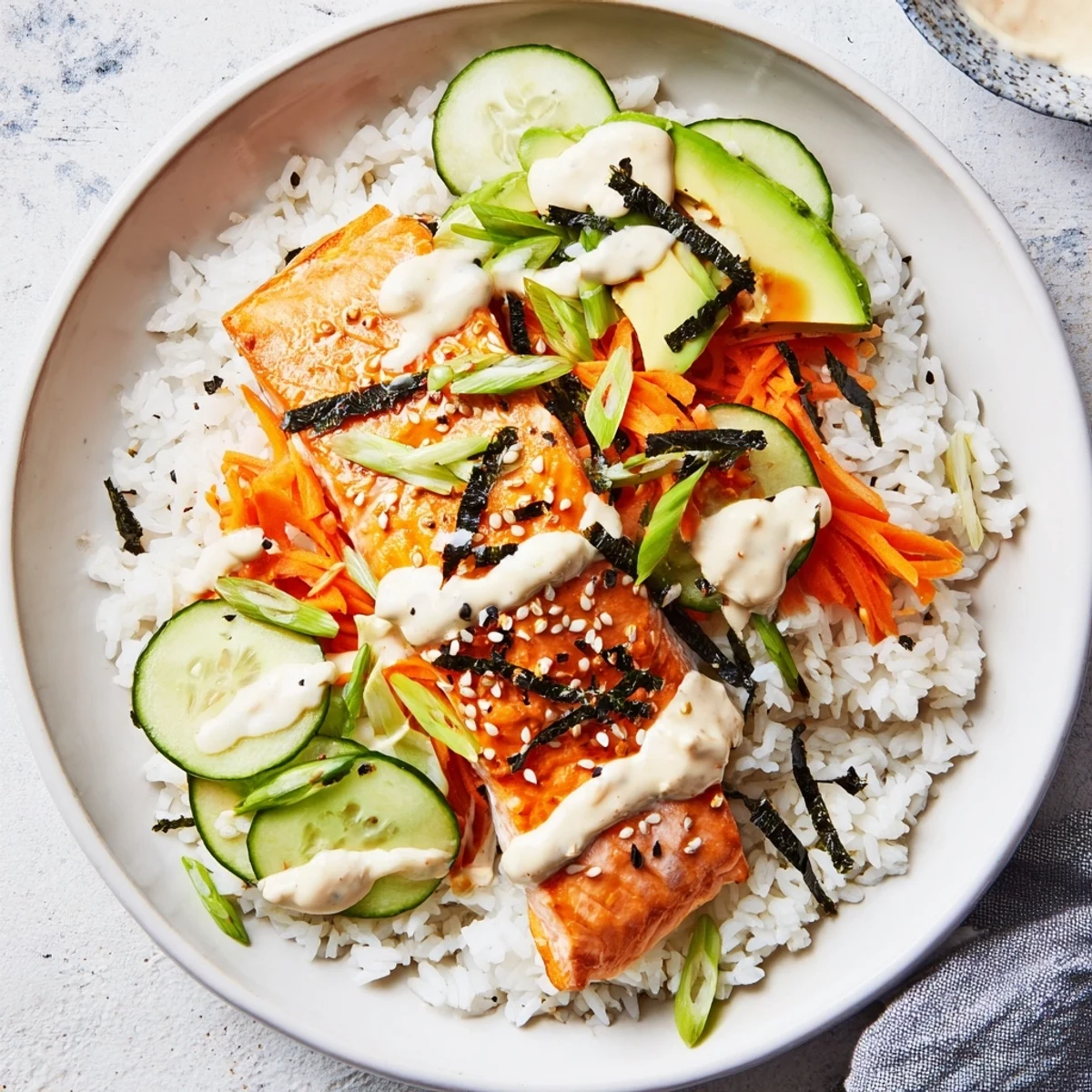 Teriyaki Salmon Rice Bowl