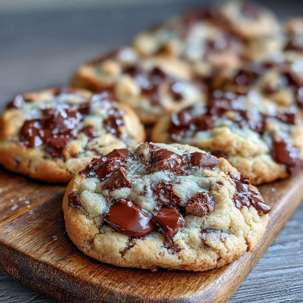Soft, chewy Yogurt Chocolate Chip Cookies on a cooling rack with golden edges and melted chocolate chips.