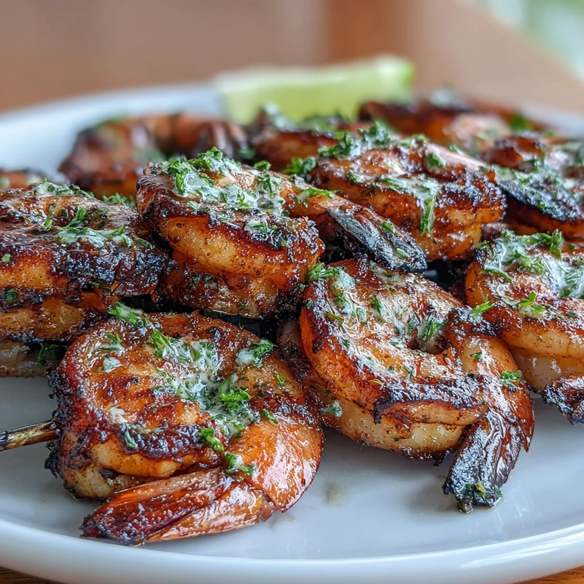 Bold Caribbean flavors shine in these spicy jerk shrimp skewers, paired with fragrant coconut rice and a sprinkle of fresh cilantro.  