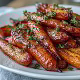 Honey Glazed Roasted Carrots Thyme