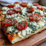 Enjoy this high-protein cottage cheese flatbread, ready in minutes.