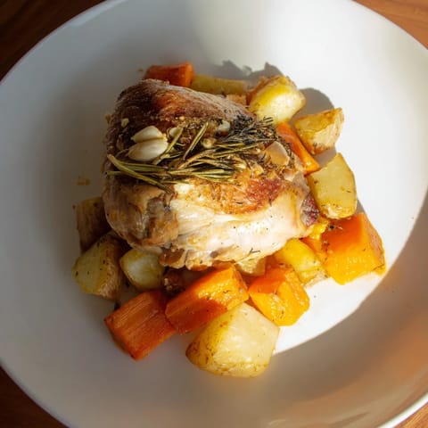 Roast Chicken Rosemary Garlic
