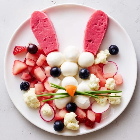 Bunny Silhouette Festive Dish