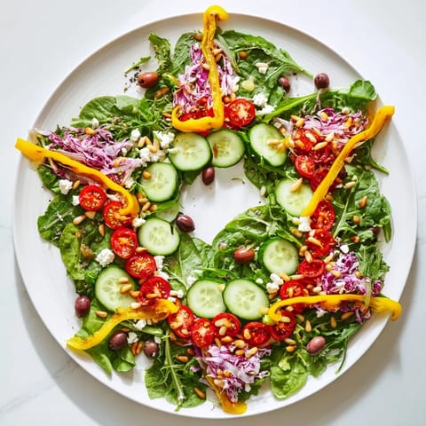 A festive Star of David Salad Platter, featuring glistening feta and Kalamata olives, ready to serve.
