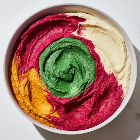 Marble Swirl Dips & Crackers