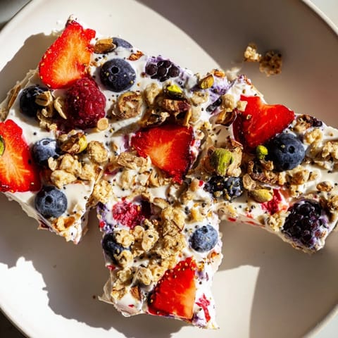 Frozen Fruit Yogurt Bark