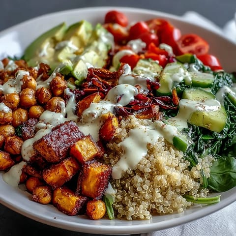 Buddha Bowl Quinoa Sweet Potatoes