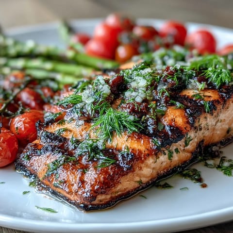 Grilled Lemon Herb Salmon