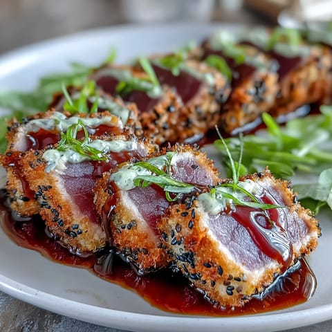 Black Sesame Tuna Wasabi Mayo