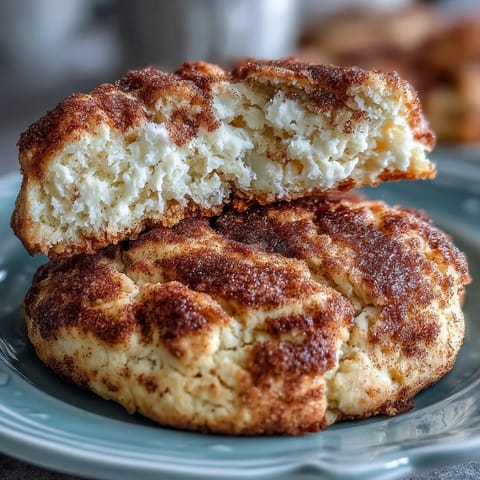 Cottage Cheese Snickerdoodle Cookies