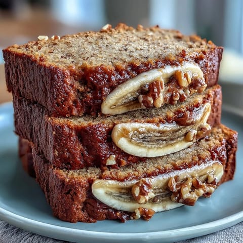 A slice of moist banana bread topped with Greek yogurt and fresh berries, perfect for a protein-rich breakfast.