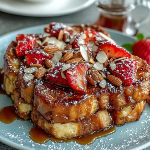 Mothers Day Strawberry French Toast