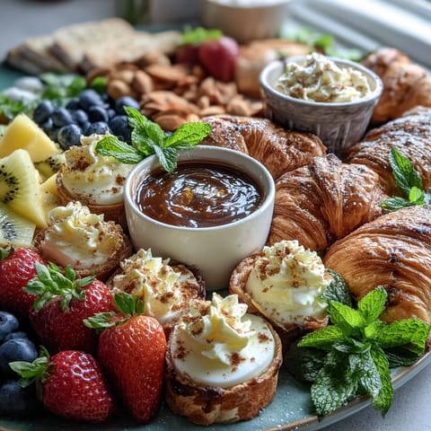 Easter Brunch Board Deviled Eggs