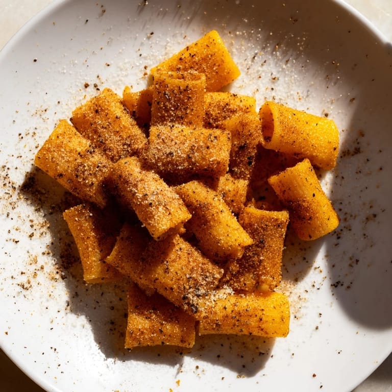 These flavorful Air Fryer Pasta Croutons are a crunchy topping option, ideal on any creamy salad.